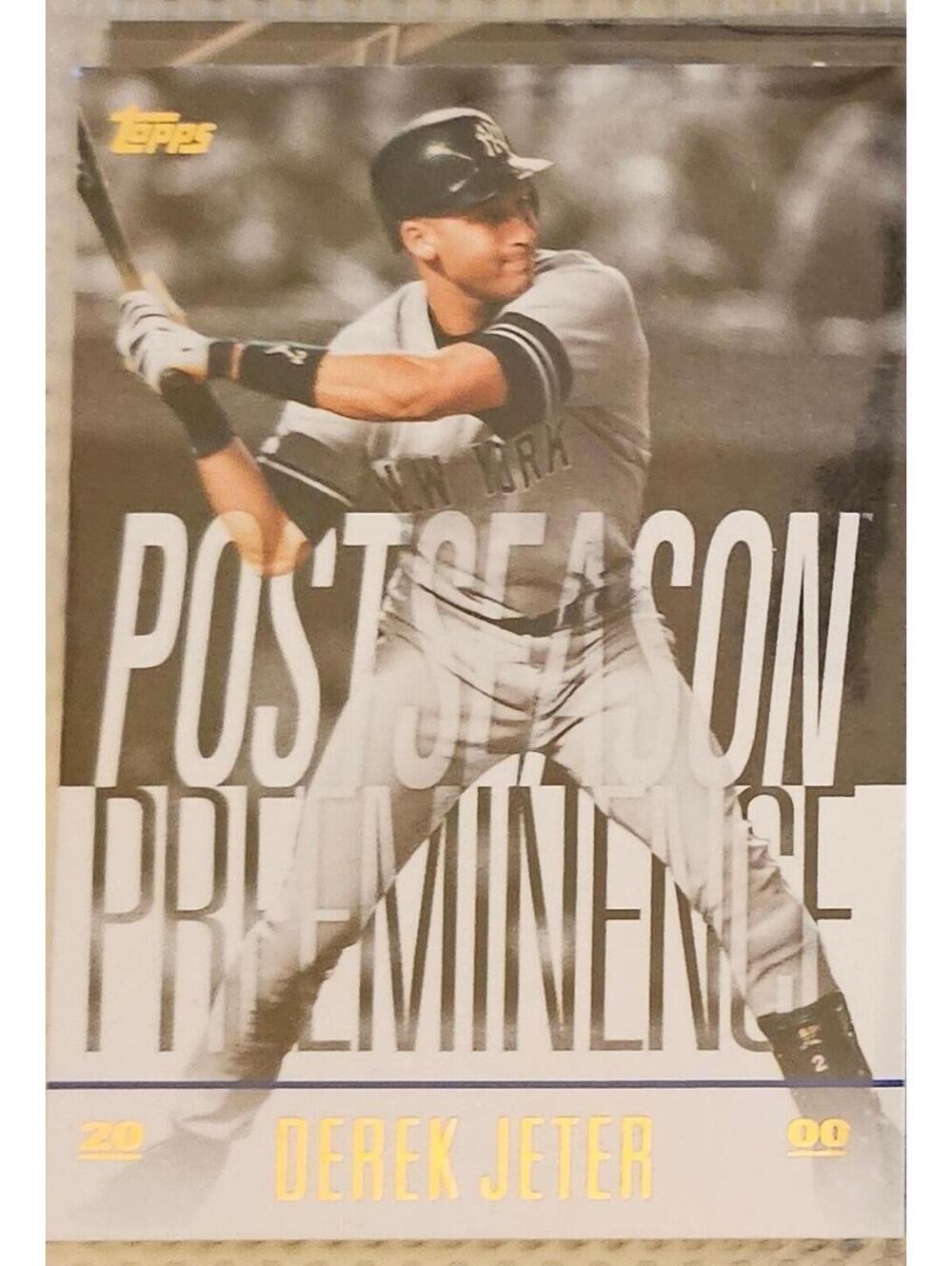 Derek Jeter 2018 Topps Update Postseason Preeminence New York Yankees #PO-4